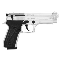 SET Ekol Firat Magnum Schreckschuss Pistole Chrom 9 mm P.A.K. (P18) + 50 Platzpatronen 9 mm P.A.K.