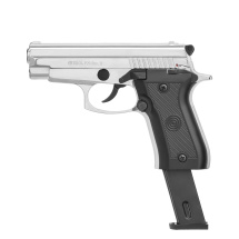 SET Ekol Firat P29 Rev. II Schreckschuss Pistole verchromt 9 mm P.A.K. (P18) + 50 Platzpatronen 9 mm P.A.K.