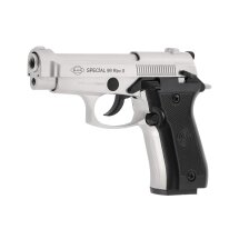 SET Ekol Firat Special 99 Rev. II Schreckschuss Pistole vernickelt 9 mm P.A.K. (P18) + 50 Platzpatronen 9 mm P.A.K.