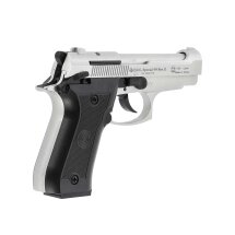 SET Ekol Firat Special 99 Rev. II Schreckschuss Pistole vernickelt 9 mm P.A.K. (P18) + 50 Platzpatronen 9 mm P.A.K.