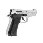 SET Ekol Firat Special 99 Rev. II Schreckschuss Pistole vernickelt 9 mm P.A.K. (P18) + 50 Platzpatronen 9 mm P.A.K.
