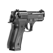 SET Ekol Firat Compact Schreckschuss Pistole brüniert 9 mm P.A.K. (P18) + 50 Platzpatronen 9 mm P.A.K.