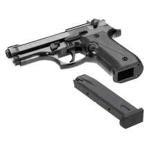 SET Ekol Firat Compact Schreckschuss Pistole brüniert 9 mm P.A.K. (P18) + 50 Platzpatronen 9 mm P.A.K.