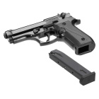 SET Ekol Firat Compact Schreckschuss Pistole brüniert 9 mm P.A.K. (P18) + 50 Platzpatronen 9 mm P.A.K.