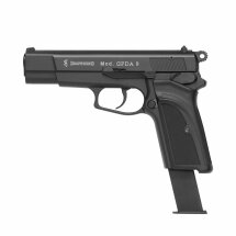 SET Browning GPDA 9 Schreckschuss Pistole Schwarz 9 mm P.A.K. (P18) + 50 Platzpatronen 9 mm P.A.K.