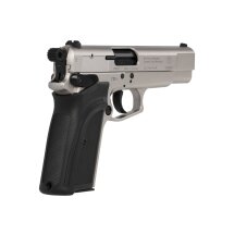 SET Browning GPDA 9 Schreckschuss Pistole Nickel 9 mm P.A.K. (P18) + 50 Platzpatronen 9 mm P.A.K.