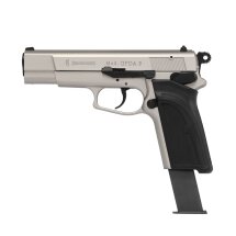 SET Browning GPDA 9 Schreckschuss Pistole Nickel 9 mm P.A.K. (P18) + 50 Platzpatronen 9 mm P.A.K.