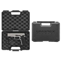 SET Browning GPDA 9 Schreckschuss Pistole Nickel 9 mm P.A.K. (P18) + 50 Platzpatronen 9 mm P.A.K.