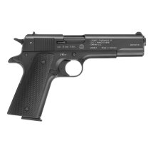SET Colt Government 1911 A1 Schreckschuss Pistole Schwarz 9 mm P.A.K. (P18) + 50 Platzpatronen 9 mm P.A.K.