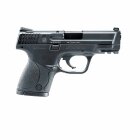 SET Smith & Wesson M&P 9c Schreckschuss Pistole Schwarz 9 mm P.A.K. (P18) + 50 Platzpatronen 9 mm P.A.K.