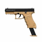 SET Zoraki 917 Schreckschuss Pistole Desert 9 mm P.A.K. (P18) + 50 Platzpatronen 9 mm P.A.K.