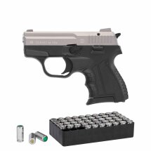 SET Zoraki 906 Schreckschuss Pistole Titan Chrom 9 mm...