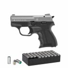 SET Zoraki 906 Schreckschuss Pistole Titan 9 mm P.A.K. (P18) + 50 Platzpatronen 9 mm P.A.K.