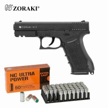 SET Zoraki 917 Schreckschuss Pistole brüniert 9 mm...