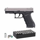 SET Zoraki 917 Schreckschuss Pistole Titan 9 mm P.A.K. (P18) + 50 Platzpatronen 9 mm P.A.K.