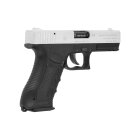 SET Zoraki 917 Schreckschuss Pistole Matt Chrom 9 mm P.A.K. (P18) + 50 Platzpatronen 9 mm P.A.K.