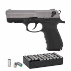 SET Zoraki 2918 Schreckschuss Pistole Titan 9 mm P.A.K. (P18) + 50 Platzpatronen 9 mm P.A.K.