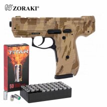 SET Zoraki 925 Schreckschuss Pistole Camo 9 mm P.A.K....