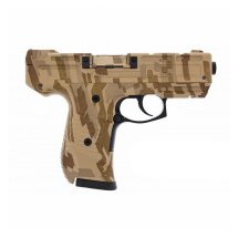 SET Zoraki 925 Schreckschuss Pistole Camo 9 mm P.A.K. (P18) + 50 Platzpatronen 9 mm P.A.K.