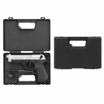 SET Zoraki 918 Schreckschuss Pistole Chrom 9 mm P.A.K. (P18) + 50 Platzpatronen 9 mm P.A.K.