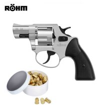 SET Röhm RG 59 Schreckschuss Revolver Alu Chrome 9...