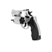 SET Ekol Viper Schreckschuss Revolver 2,5" Lauf Chrom 9 mm R.K. (P18) + 50 Platzpatronen 9 mm R.K.