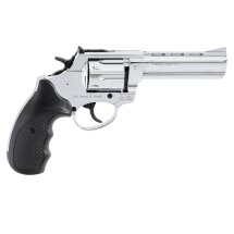 SET Ekol Viper Schreckschuss Revolver 4,5" Lauf Chrom 9 mm R.K. (P18) + 50 Platzpatronen 9 mm R.K.