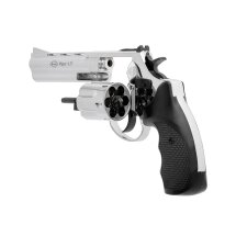 SET Ekol Viper Schreckschuss Revolver 4,5" Lauf Chrom 9 mm R.K. (P18) + 50 Platzpatronen 9 mm R.K.
