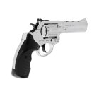 SET Ekol Viper Schreckschuss Revolver 4,5" Lauf Chrom 9 mm R.K. (P18) + 50 Platzpatronen 9 mm R.K.