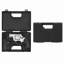 SET Zoraki R2 2 Zoll Lauf Schreckschuss Revolver Chrom 9 mm R.K. (P18) + 50 Platzpatronen 9 mm R.K.