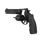 SET Zoraki R1 6 Zoll Lauf Schreckschuss Revolver Schwarz 9 mm R.K. (P18) + 50 Platzpatronen 9 mm R.K.