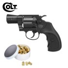 SET Colt Detective Special Schreckschuss Revolver Schwarz 9 mm R.K. (P18) + 50 Platzpatronen 9 mm R.K.
