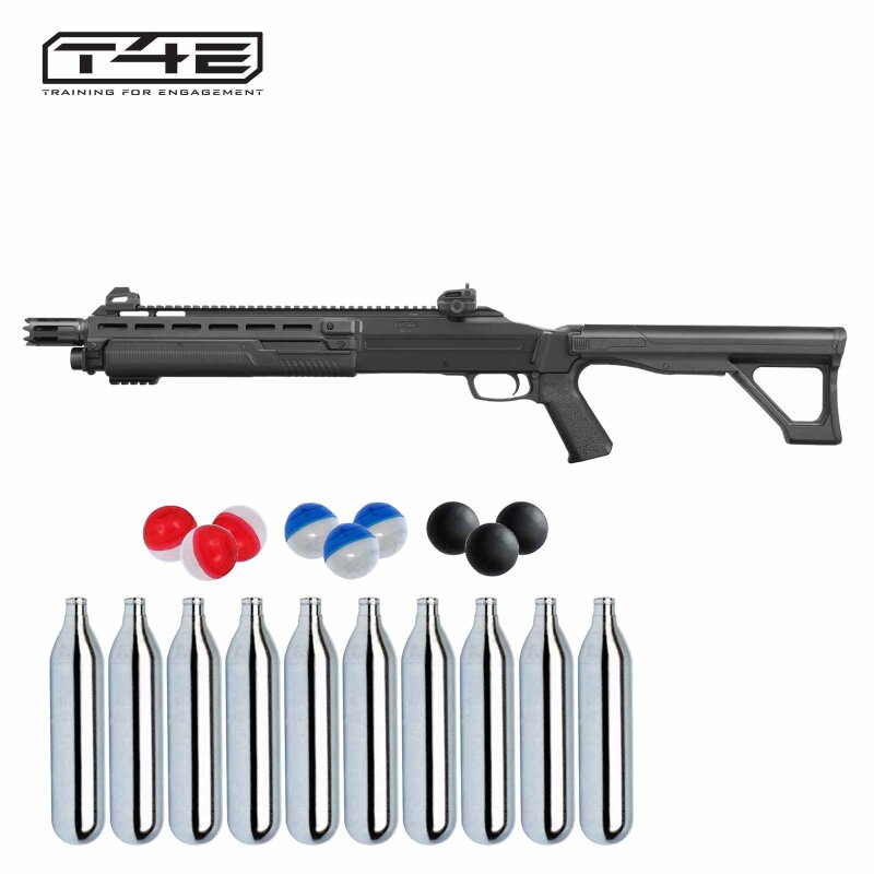 SET T4E Defense Training Marker HDX 68 cal .68 - 7,5 Joule (P18) + Rubberballs + Pepperballs + Chalk Balls