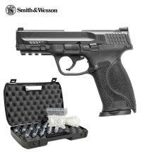 Komplettset Smith & Wesson M&P9 M2.0 Softair-Co2-Pistole Kaliber 6 mm BB Blowback (P18)