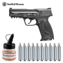 SET Smith & Wesson M&P9 M2.0 Blowback 4,5 mm BB schwarz (P18) Co2-Pistole