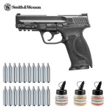 Superset Smith & Wesson M&P9 M2.0 Blowback 4,5 mm BB schwarz (P18) Co2-Pistole