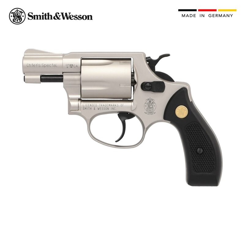 Smith & Wesson Chiefs Special Schreckschuss Revolver Nickel 9 mm R.K. (P18)