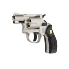 SET Smith & Wesson Chiefs Special Schreckschuss Revolver Nickel 9 mm R.K. (P18) + 50 Platzpatronen 9 mm R.K.