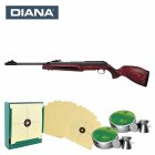 SET Diana Seitenspanner Luftgewehr 54 Airking Pro laminated Kaliber 4,5 mm Diabolo (P18) + Kugelfang