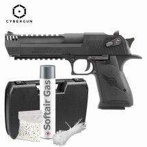 Komplettset Cybergun Desert Eagle .50AE L6 Schwarz...