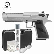 Komplettset Cybergun Desert Eagle .50AE L6 Silber...