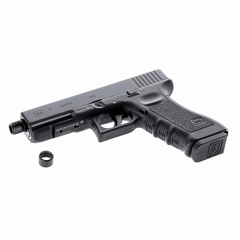 Glock 17 Mit Laufgewinde Co2 Pistole Kaliber 4 5 Mm Stahl Bb Diabo