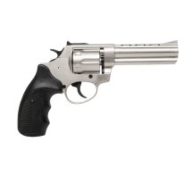 SET Ekol Viper Schreckschuss Revolver 4,5" Lauf Vernickelt 9 mm R.K. (P18) + 50 Platzpatronen 9 mm R.K.