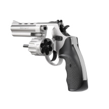 SET Ekol Viper Schreckschuss Revolver 4,5" Lauf Vernickelt 9 mm R.K. (P18) + 50 Platzpatronen 9 mm R.K.