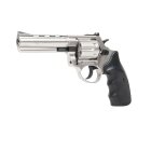SET Ekol Viper Schreckschuss Revolver 4,5" Lauf Vernickelt 9 mm R.K. (P18) + 50 Platzpatronen 9 mm R.K.