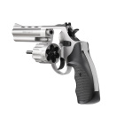 SET Ekol Viper Schreckschuss Revolver 4,5" Lauf Vernickelt 9 mm R.K. (P18) + 50 Platzpatronen 9 mm R.K.