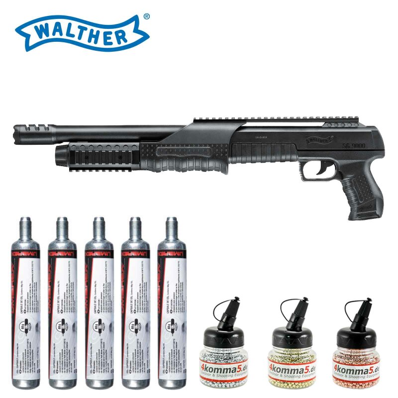 SET Walther SG 9000 - 4,5 mm Stahl BB Co2 Gewehr (P18)