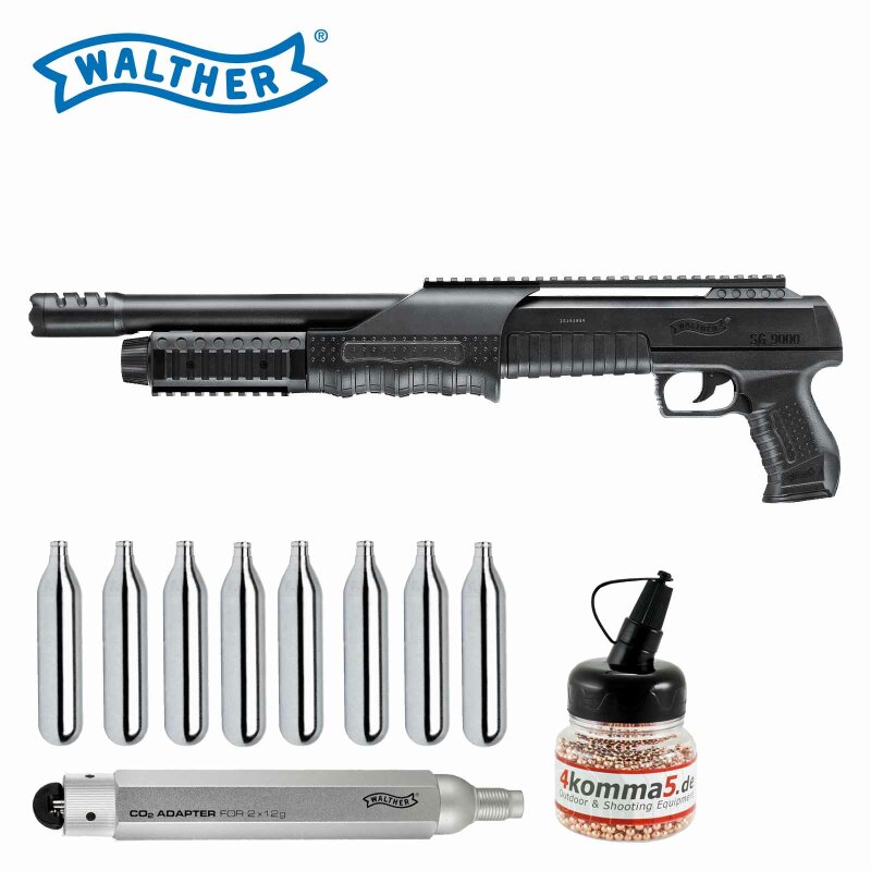 SET Walther SG 9000 - 4,5 mm Stahl BB Co2 Gewehr (P18)