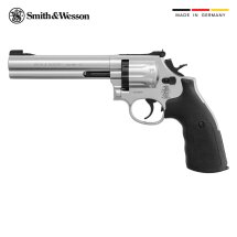 Co2 Revolver Smith & Wesson 586 - 6 Zoll Nickel 4,5...