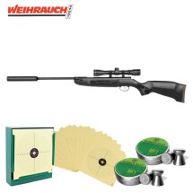 SET Luftgewehr Weihrauch HW 30 S brüniert 4,5 mm...